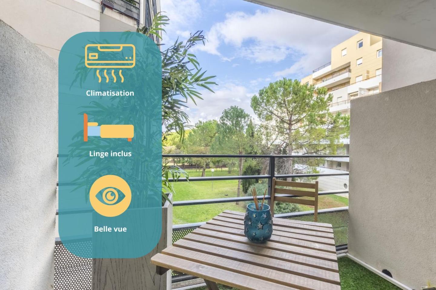 Apartament Superbe Appt Port Marianne, Parking Prive, 4 Personnes Montpellier Zewnętrze zdjęcie